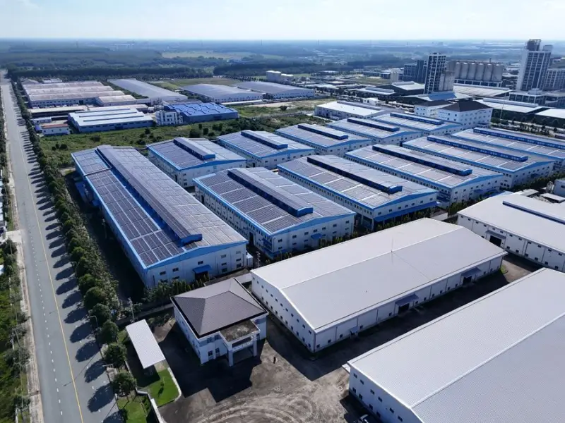 Aerial view of Zone B